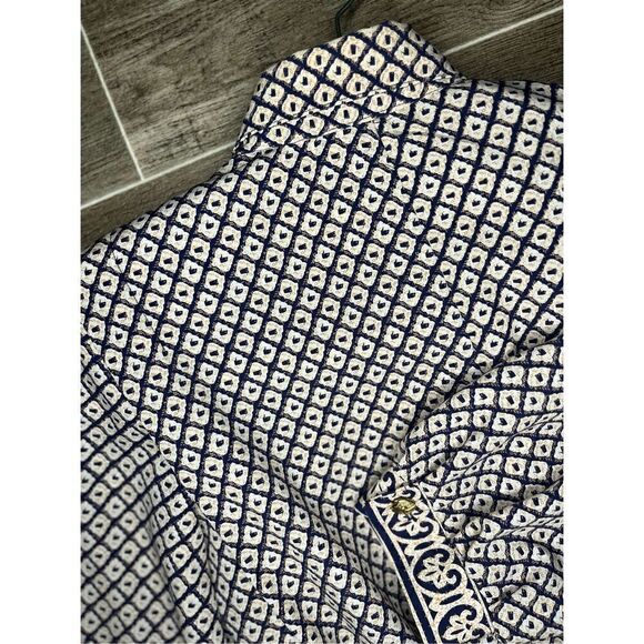 Lady Carol Petites dress USA shoulder pad, belt. Gold nugget buttons size 6 - Picture 15 of 16